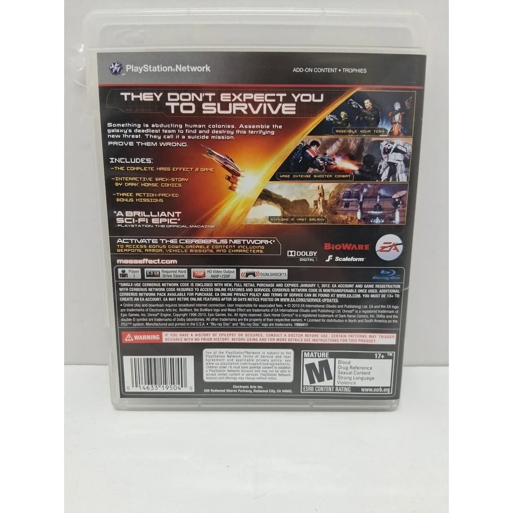 Mass Effect 2 - Sony PlayStation 3